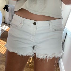 BLANK NYC white denim shorts size 28